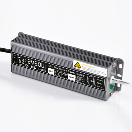 60W5A DC12V Constant Voltage Outdoor Waterproof IP67 Switching LED Driver Transformer Power Supply For LED Light Strips 60W5A DC12V Constant Voltage Outdoor Waterproof IP67 Switching LED Driver Transformer Power Supply For LED Light Strips